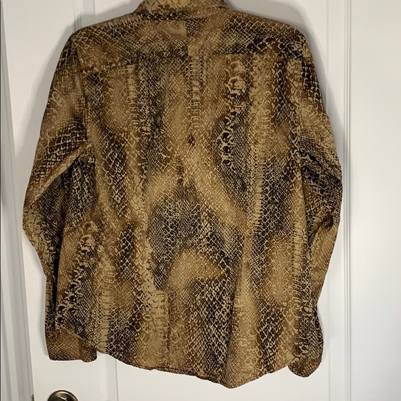 Ralph Lauren snake print blouse - Picture 2 of 3